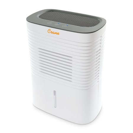 Crane Usa Dehumidifier, 4 Pints, White, 6 in, Plastic, 120V EE-1000